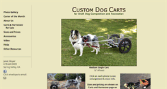 Desktop Screenshot of customdogcarts.com